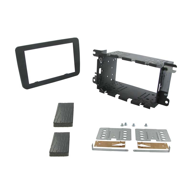 2-DIN monteringskit soft touch til VW/Seat/Skoda - Connects2