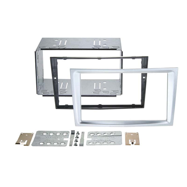2-DIN monteringskit til Opel, mat krom - Connects2