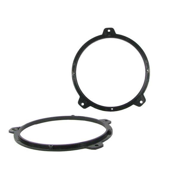 Højttalerramme sæt BMW 165 mm til døre og baghylde - Connects2