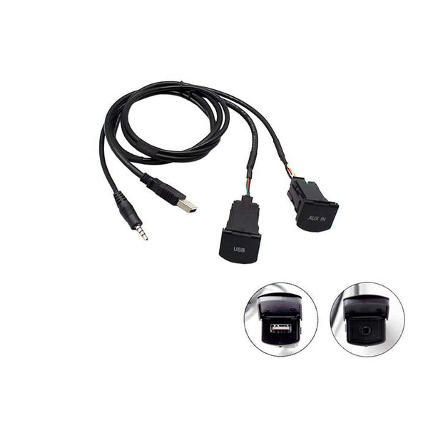 USB/AUX adapter til VW Polo 6C 2015 - bevare original tilslutning, nem installation - Connects2