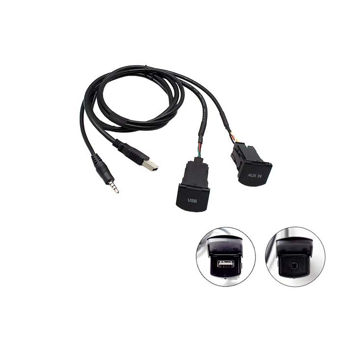 USB/AUX adapter til VW Polo 6C 2015 - bevare original tilslutning, nem installation - Connects2