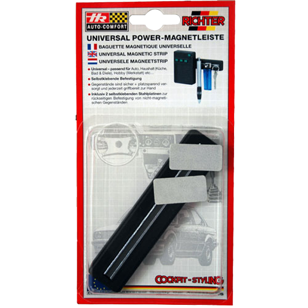 Magnetliste 30 x 135 mm - selvklæbende, stærk holdkraft til bil og hjem. Netlager