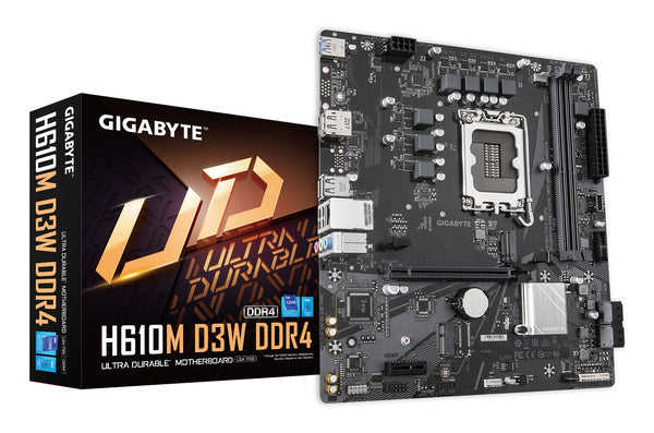 Gigabyte H610M D3W DDR4 Micro ATX LGA1700 sokkel Intel H610 Express