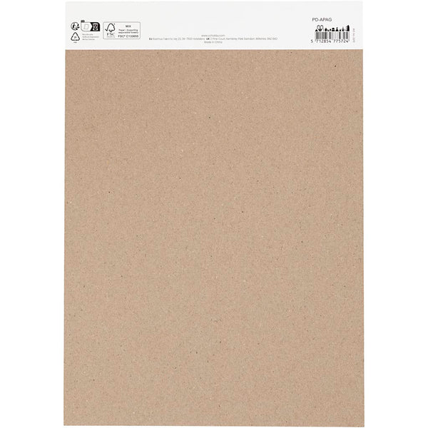 Akvarelpapir, A4, ark 210x297 mm, 230 g, sort, 15 ark/ 1 pk.