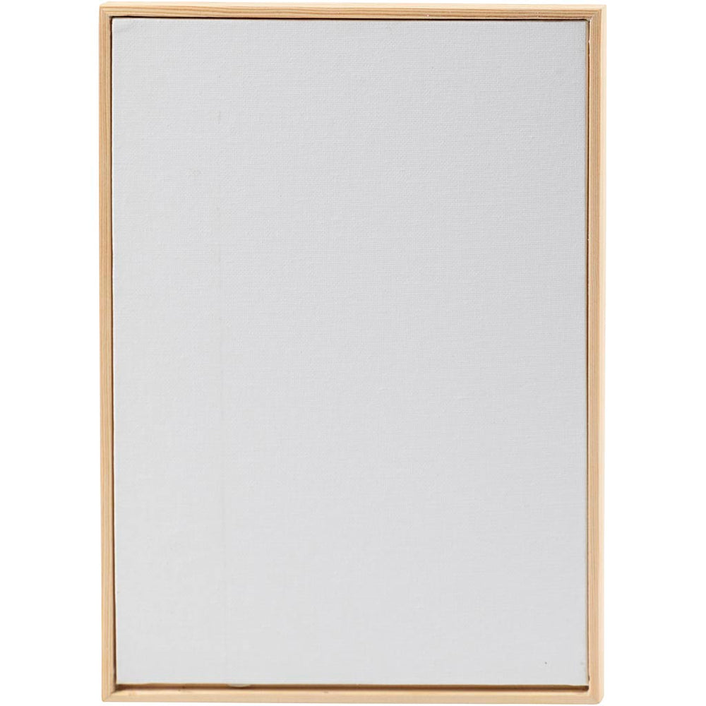 Malerplade med træramme, A4, str. 21x29,7 cm, 280 g, hvid, 1 stk.