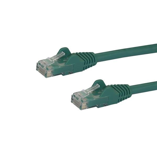 StarTech.com 1m CAT6 Cable - Green Snagless CAT 6 Wire - 100W RJ45 UTP 650MHz Category 6 Network Patch Cord UL/TIA (N6PATC1MGN) CAT 6 Ikke afskærmet parsnoet (UTP) 1m Patchkabel Grøn