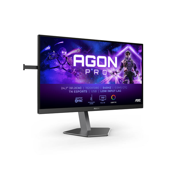 AOC AGON PRO AG246FK 24 1920 x 1080 (Full HD) HDMI DisplayPort 540Hz Pivot Skærm