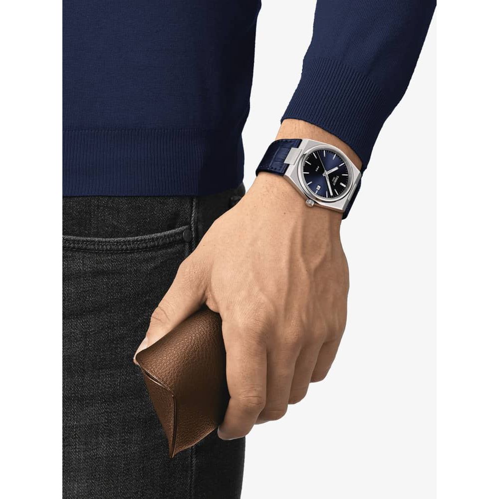 Tissot herreur PRX blå læder T137.410.16.041.00