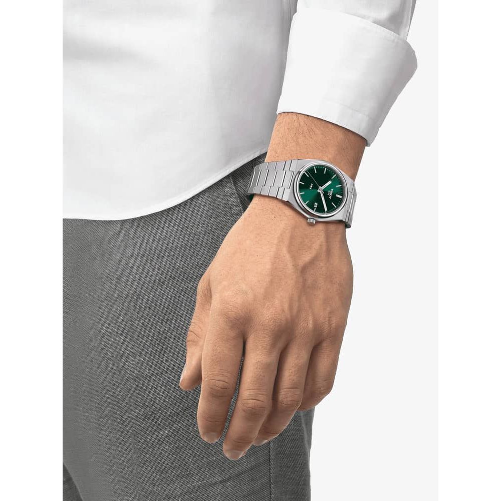 Tissot herreur PRX grøn T137.410.11.091.00