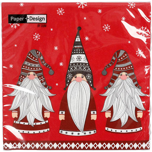 Servietter, Snudenisse, str. 33x33 cm, 20 stk./ 1 pk.