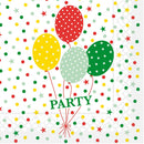Servietter, ballonfest, str. 33x33 cm, 20 stk./ 1 pk.