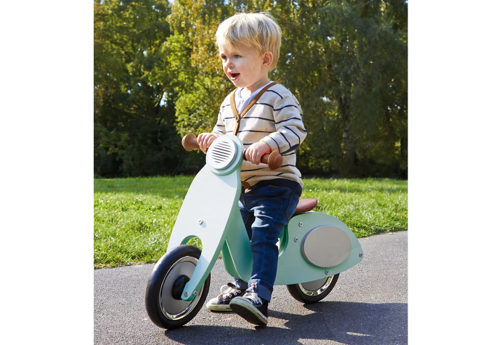 Pinolino Løbecykel – Vespa Wanda, Mint – Leg - Fysisk udfoldelse - Løbehjul og cykler