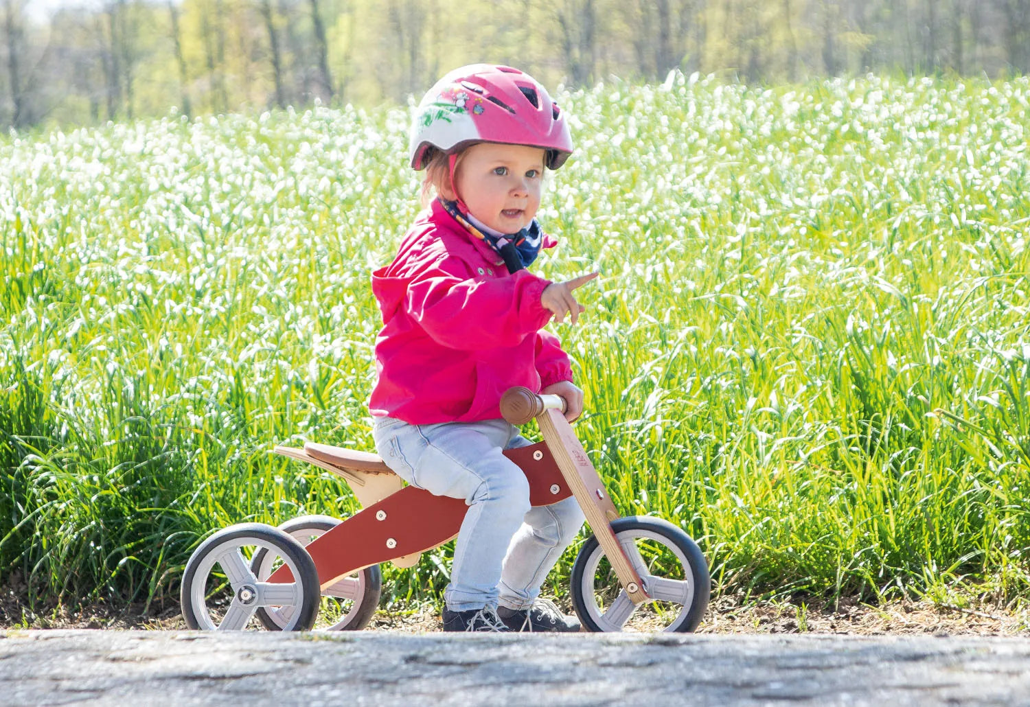 Pinolino Kombi Trehjulet Træ – Leg - Fysisk udfoldelse - Løbehjul og cykler (239426)