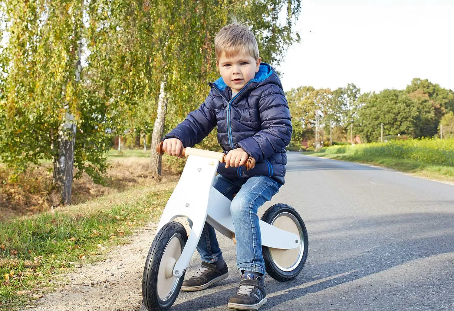 Pinolino Løbecykel Johan – Hvid – Leg - Fysisk udfoldelse - Løbehjul og cykler