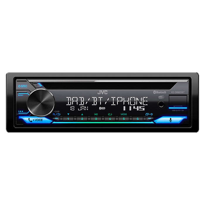 JVC KD-DB922BT Bilradio med CD/RDS tuner DAB+/DMB 4x50w