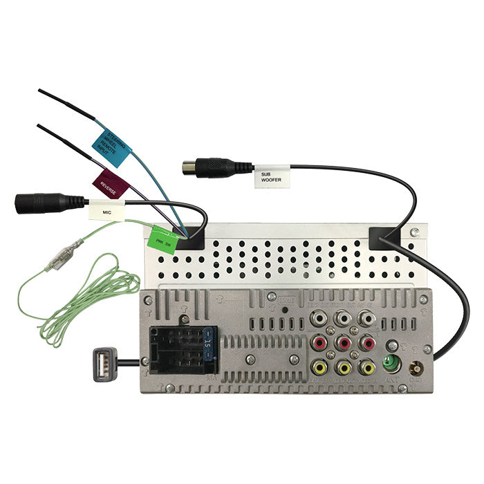 2-DIN bilradio med DAB+ og Bluetooth, 6,8 touch - JVC