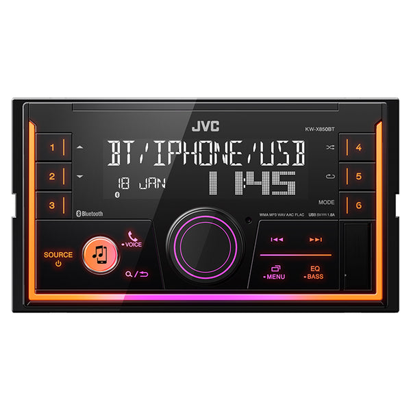 JVC KV-X850BT 2-DIN Radio med Bluetooth og DAB