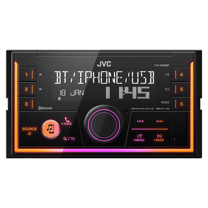 JVC KV-X850BT 2-DIN Radio med Bluetooth og DAB
