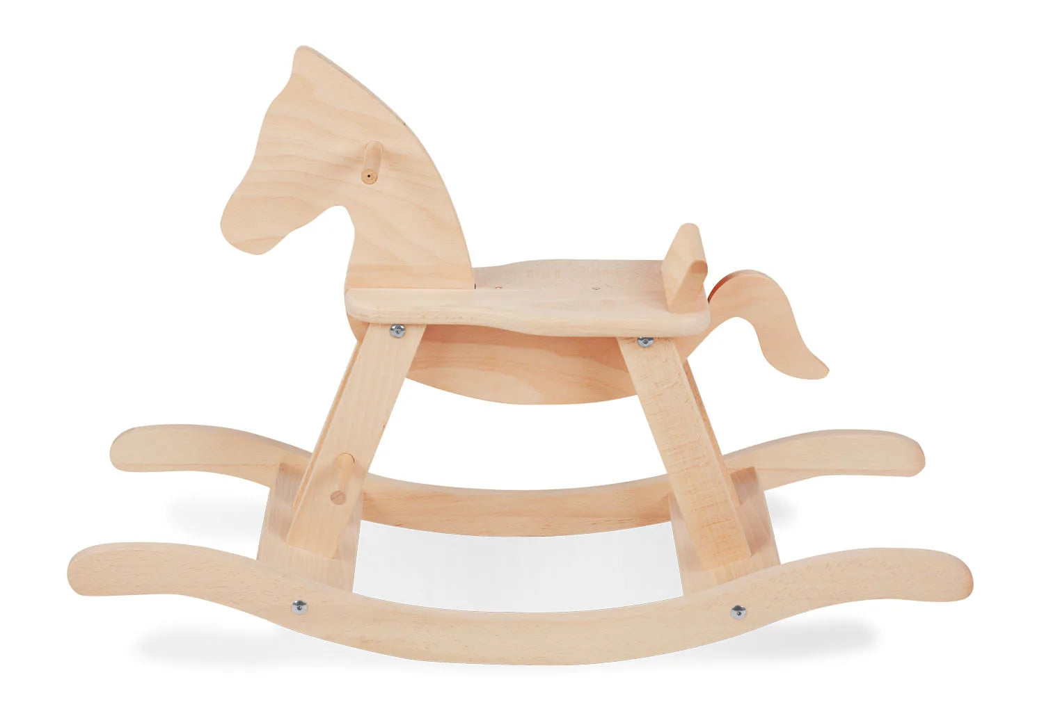 Pinolino Økologisk Gyngehest Med Sikkerhedsbøjle – Pinolino, Ubehandlet Bøg – Leg - Fysisk udfoldelse - Kæp- og gyngeheste