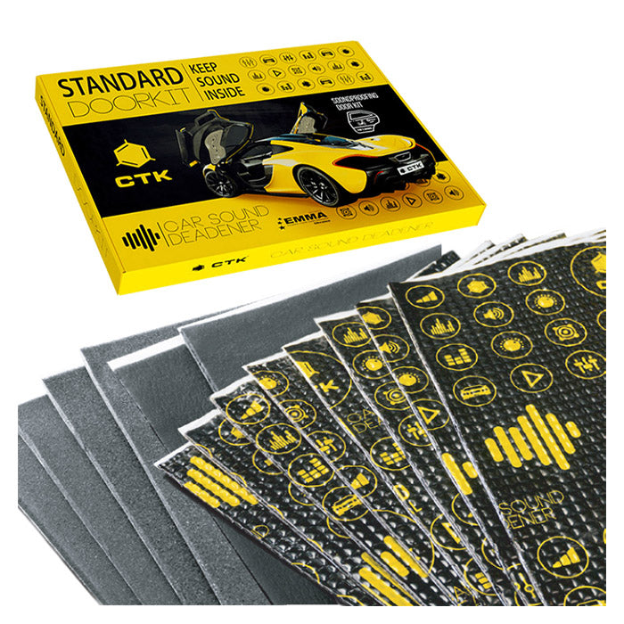 Dørstøjdæmpningskit 14 ark 2,59 m² til 4 døre - CTK