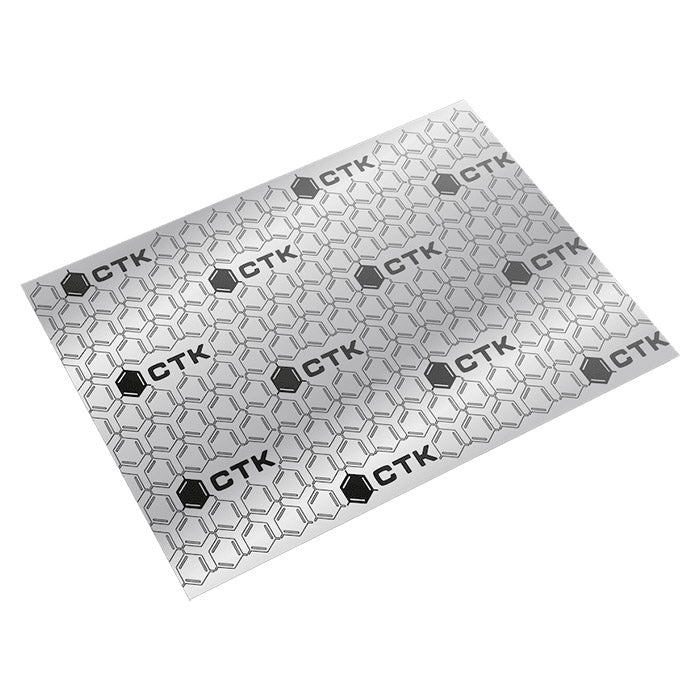 Alufolie lydisolerende 0,2 mm 10 ark 700x500 mm 3,5 m² - CTK FoilFix