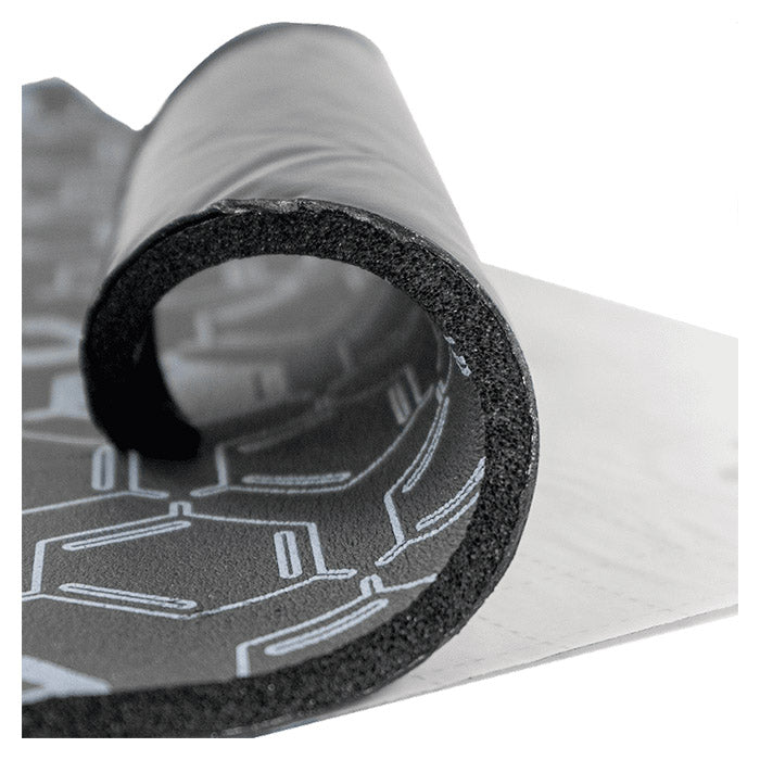 Lydisolering 8 mm støj- og vibrationsdæmpende plader 1,48 m² (8 ark) CTK