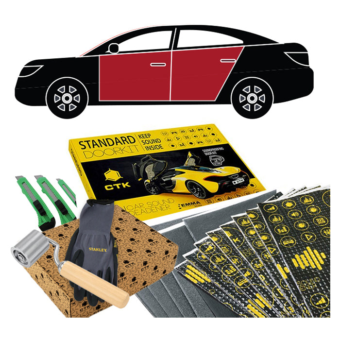 Støjdæmpningspakke til sedan døre - CTK