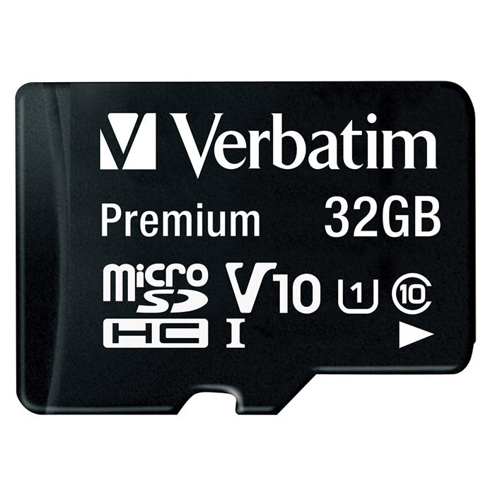 Mikro SD 32GB Class 10 med adapter - Verbatim