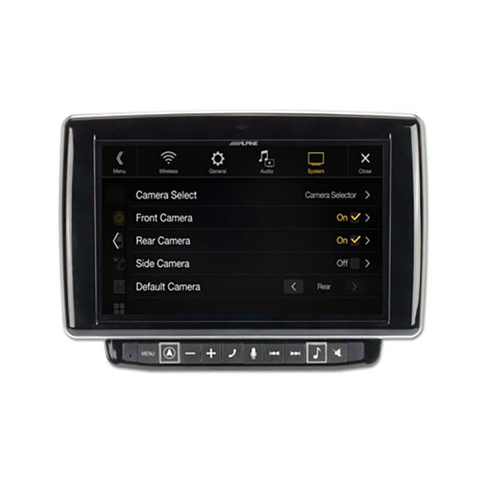 Bakkamera med HDR & nattesyn, multivinkel, nem installation - Alpine