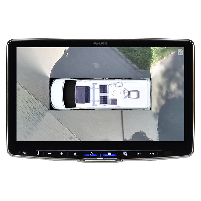 360° Birdview parkeringskamera til autocamper med 4 HD-kameraer - Alpine