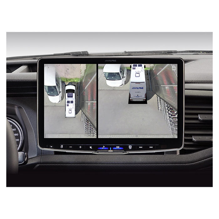 360° Birdview parkeringskamera til autocamper med 4 HD-kameraer - Alpine