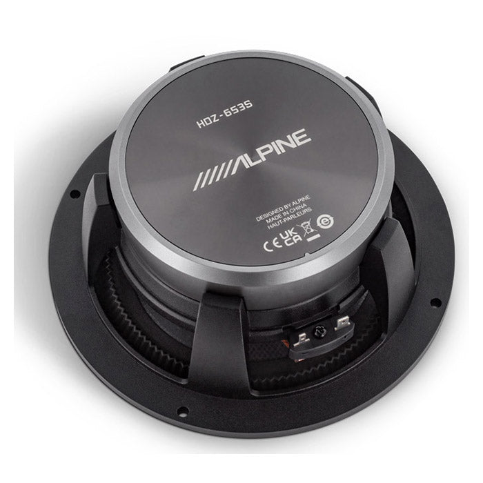 6,5 3-vejs slim højttalersæt 300W Hi-Res Carbon Composite 4Ω - Alpine