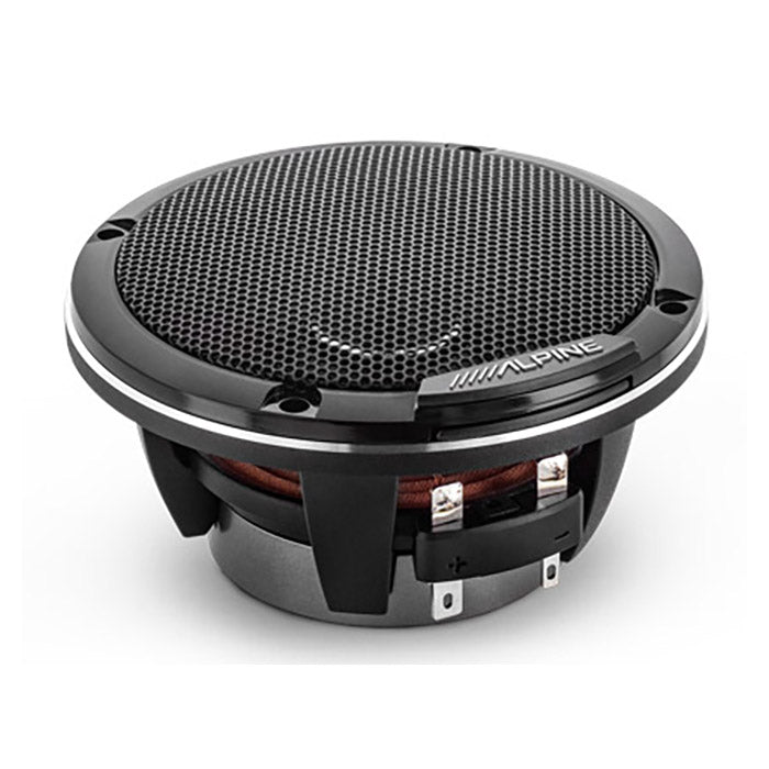 6,5 3-vejs slim højttalersæt 300W Hi-Res Carbon Composite 4Ω - Alpine