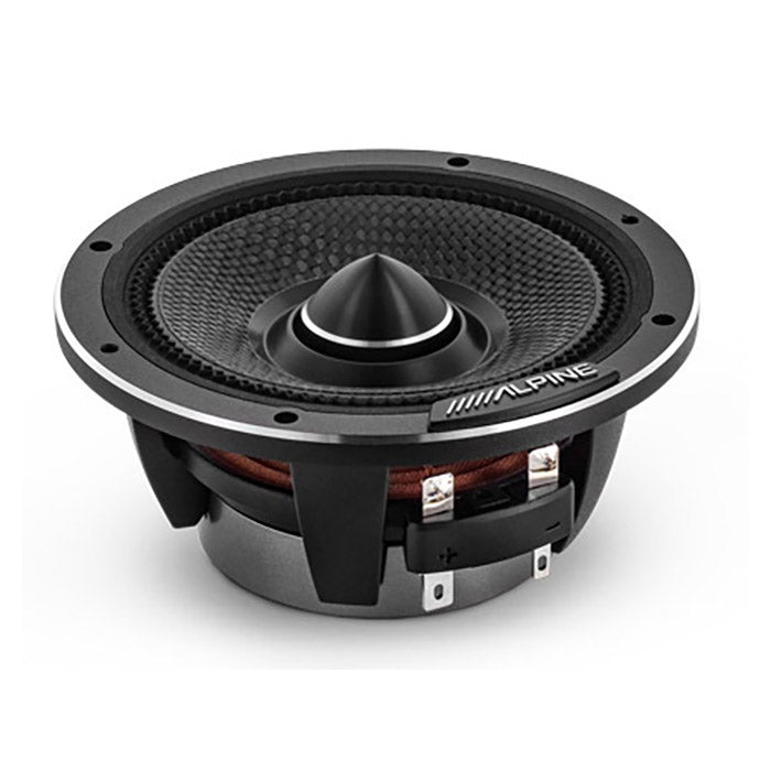 6,5 3-vejs slim højttalersæt 300W Hi-Res Carbon Composite 4Ω - Alpine