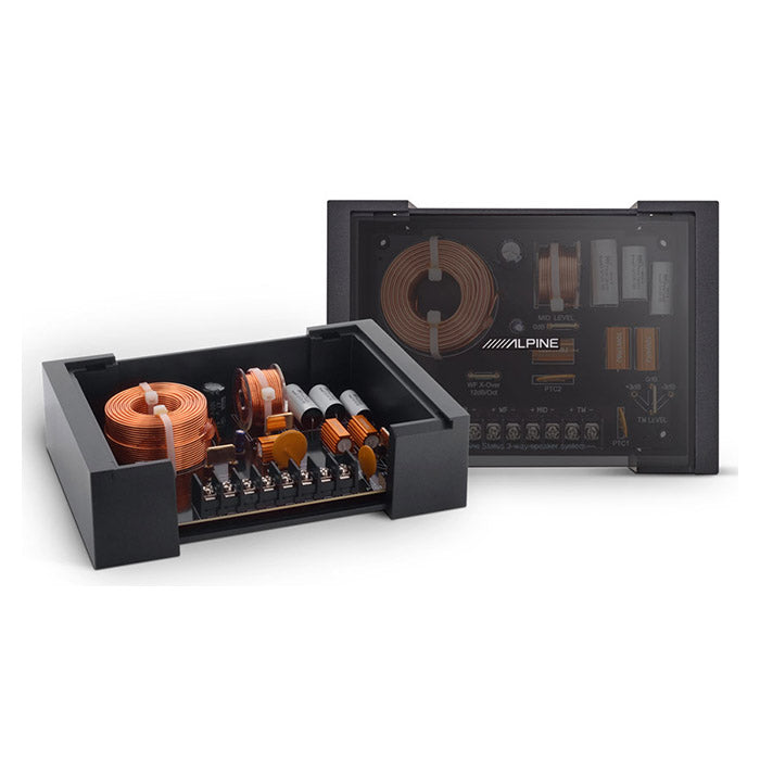 6,5 3-vejs slim højttalersæt 300W Hi-Res Carbon Composite 4Ω - Alpine