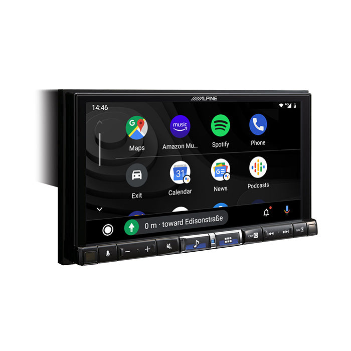 Trådløs Apple CarPlay 7 2-DIN multimedieenhed med Android Auto, DAB+ - Alpine