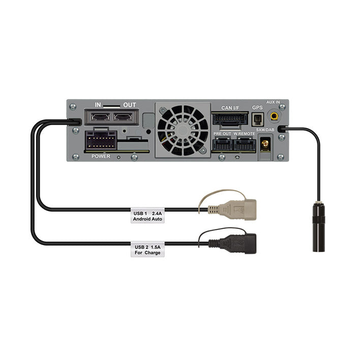 Trådløs Apple CarPlay 7 2-DIN multimedieenhed med Android Auto, DAB+ - Alpine