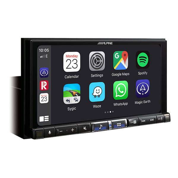 Trådløs Apple CarPlay 7 2-din multimedieenhed med DAB+/Bluetooth og WiFi - Alpine
