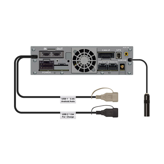 Alpine ILX-705E46 Trådløs Apple Carplay 2-DIN 7"