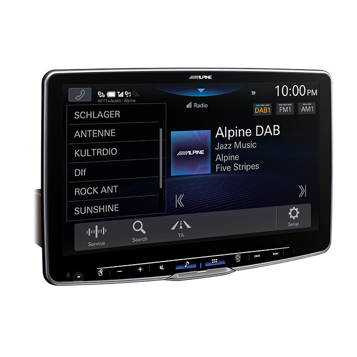 Multimedieenhed 11 Halo WXGA, trådløs Apple CarPlay, kablet Android Auto, DAB+, Bluetooth - Alpine