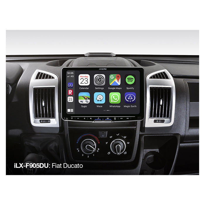 Alpine ILX-F905DU Halo9 bundle til Fiat Ducato 3