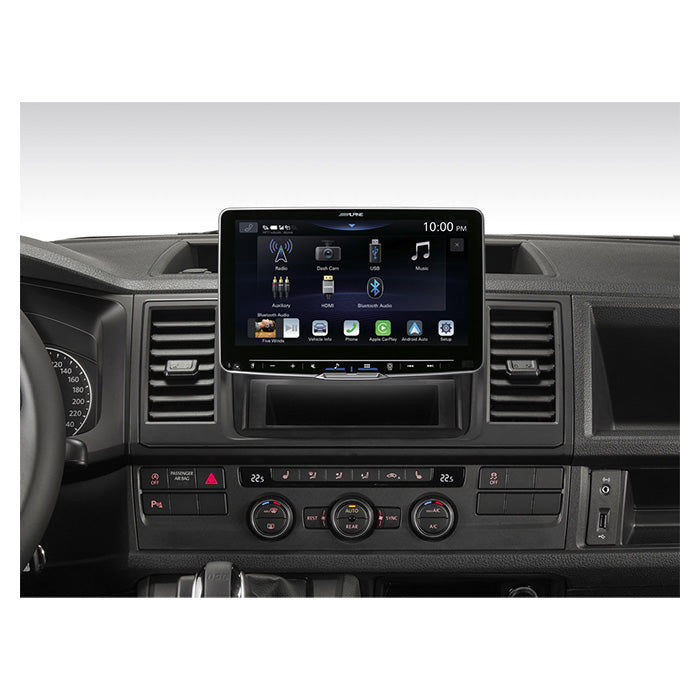9 Alpine ILX-F905T6 multimedieenhed m/CarPlay, Android Auto, DAB+ til VW T5/T6 - Alpine
