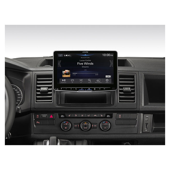 9 Alpine ILX-F905T6 multimedieenhed m/CarPlay, Android Auto, DAB+ til VW T5/T6 - Alpine