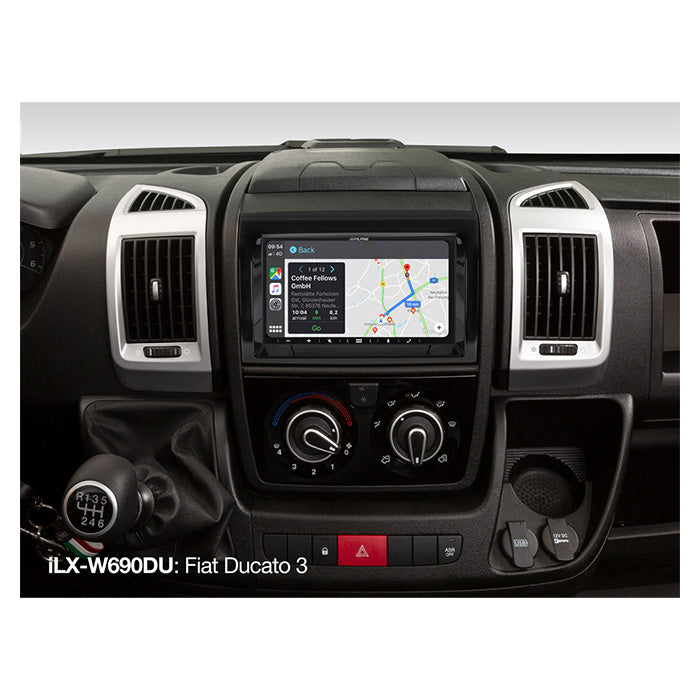 7 multimedieenhed til Fiat Ducato III med CarPlay/Android Auto - Alpine