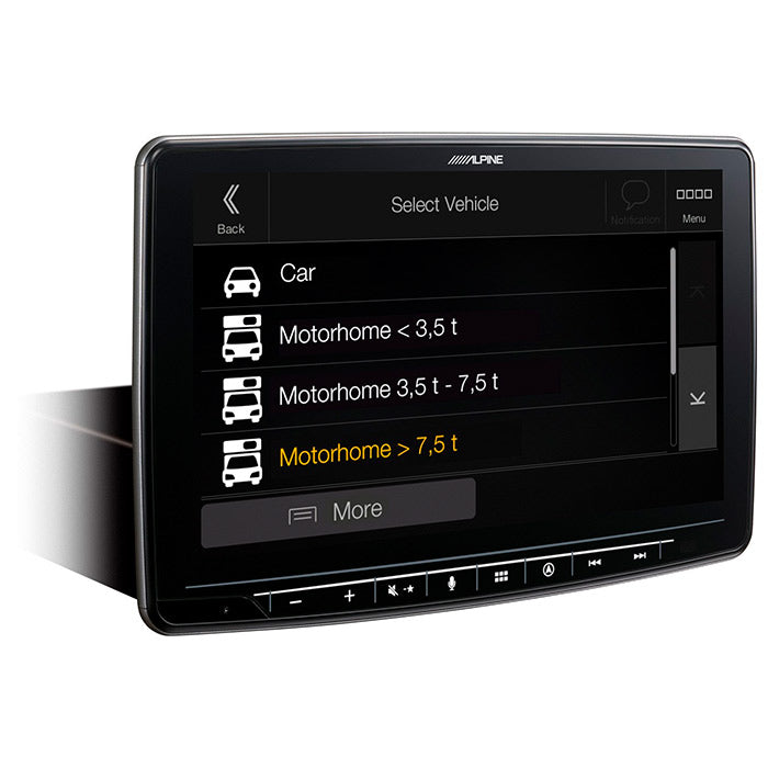 9 Truck & Camper navigationssystem med CarPlay, DAB, Bluetooth og HDMI - Alpine