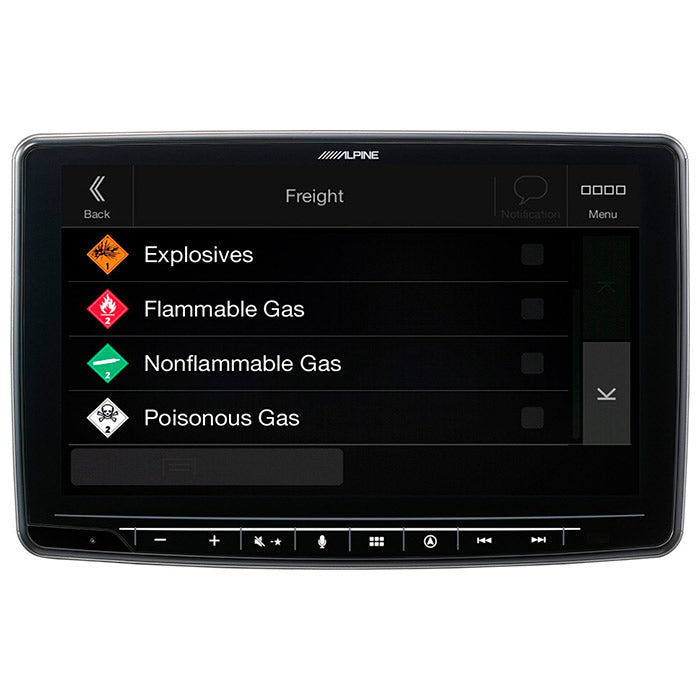 9 Truck & Camper navigationssystem med CarPlay, DAB, Bluetooth og HDMI - Alpine