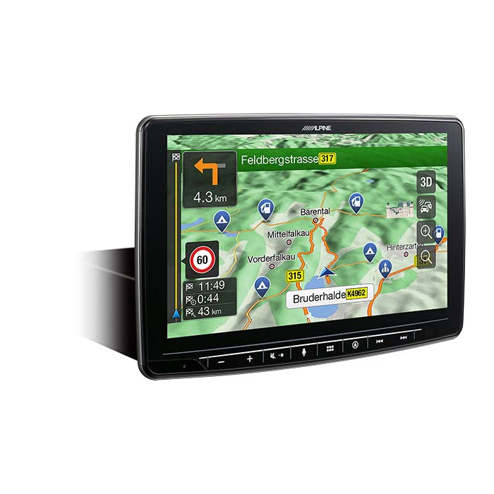 9 Truck & Camper navigationssystem med CarPlay, DAB, Bluetooth og HDMI - Alpine