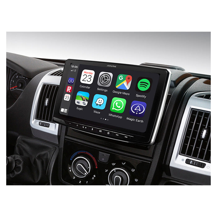 Bilnavigering 9 Halo9 med TomTom Truck & DAB+ til Fiat Ducato 3 - Alpine