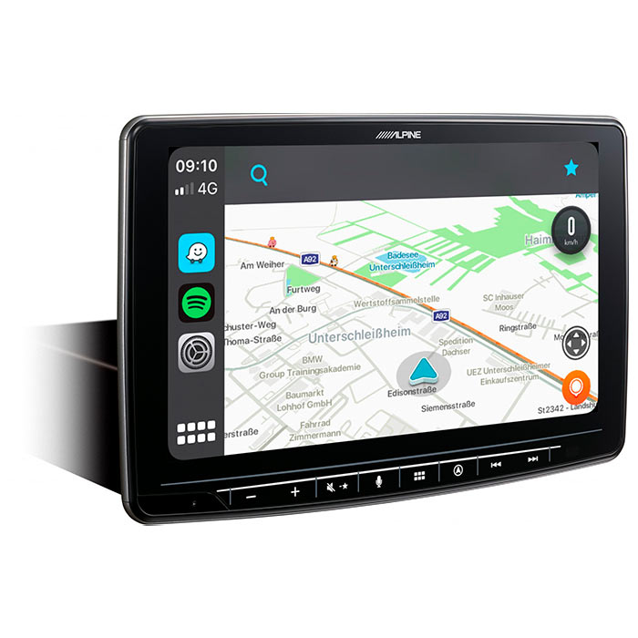 Navigationssystem 9 Halo9 med iGO Primo, DAB+, CarPlay/Android Auto - Alpine