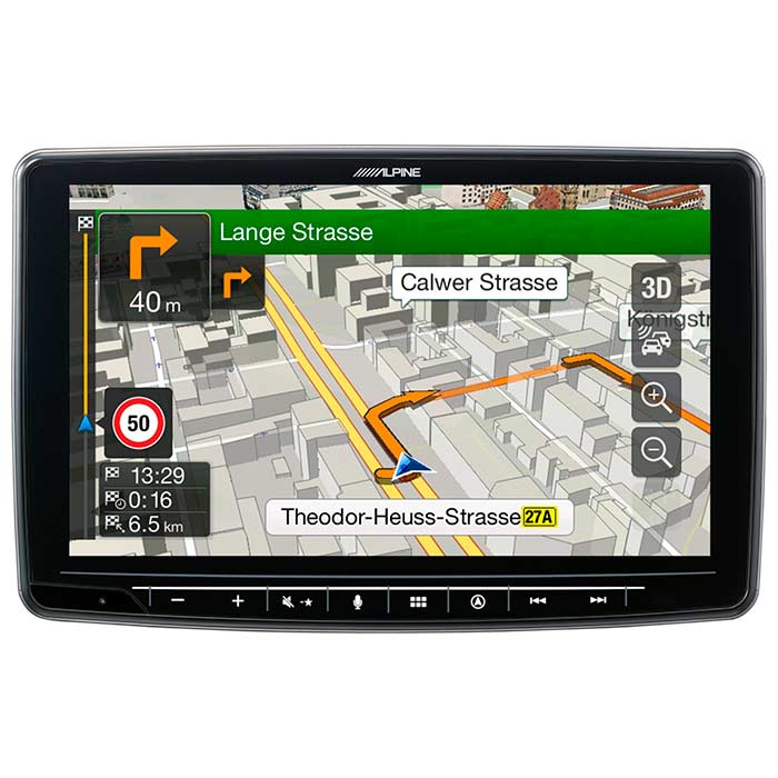 Navigationssystem 9 Halo9 med iGO Primo, DAB+, CarPlay/Android Auto - Alpine
